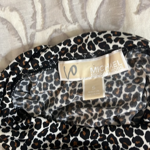 Michael Kors Leopard Print Top - Picture 2 of 2
